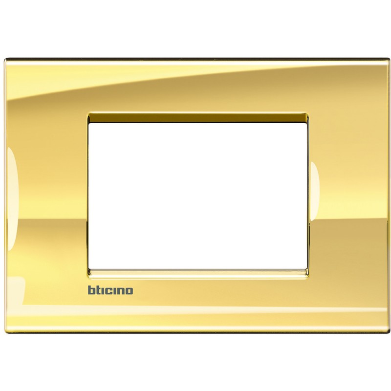 Living Light - placca 3M\4M\7M oro freddo TICLNA4803OA Living Light - placca 3M\4M\7M oro freddo TICLNA4803OA